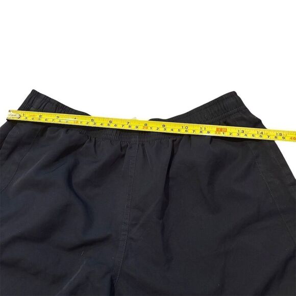 Vintage 90s Nike Men's Blue Nylon Sweat Shorts Mini Swoosh Size S - Picture 7 of 9